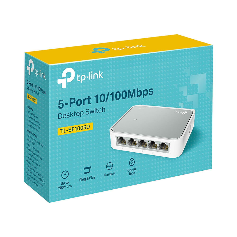 TP-Link TL-SF1005D 5Port 10/100Mbps Switch (4626334580836) TP-Link TL-SF1005D 5Port 10/100Mbps Switch (4626334580836)